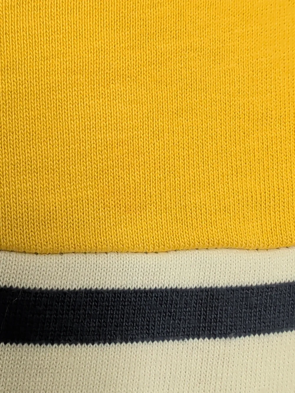 Boden Striped Navy Yellow Long-Sleeve Shift Dress Blue Pockets 12L Block Vintage
